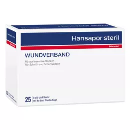 HANSAPOR Pensos esterilizados para feridas 8x10 cm, 3 pcs