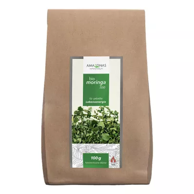Moringa 100% chá de folhas orgânicas puro, 100 g