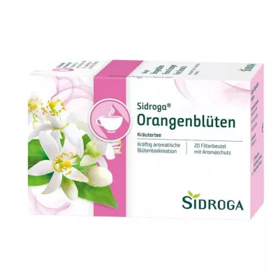 Sacos de filtro de chá de flor de laranjeira Sidroga, 20X1,2 g Sacos de filtro de chá de flor de laranjeira Sidroga, 20X1,2 g