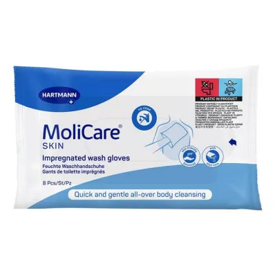 MOLICARE SKIN Luvas de lavagem, 8 peças MOLICARE SKIN Luvas de lavagem, 8 peças
