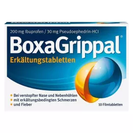 BOXAGRIPPAL Comprimidos para constipação 200 mg/30 mg FTA, 10 unidades