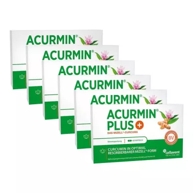 ACURMIN Plus Das Mizell-Curcuma Cápsulas moles, 360 cápsulas