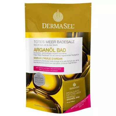 DERMASEL Sais de banho do Mar Morto + óleo de argão, 1 p
