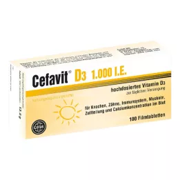 CEFAVIT D3 1.000 U.I. comprimidos revestidos por película, 100 unid