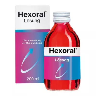 Solução Hexoral® para inflamação na boca, 200 ml