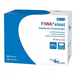 FIXIERBINDE elástico 10 cmx4 m embrulhado em celofane, 1 pc