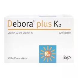 Cápsulas Debora plus K2, 120 peças