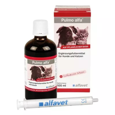 Pulmo Alfa para cães e gatos, 100 ml