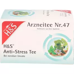 H&amp;S Saco de filtro para chá anti-stress, 20X2,0 g