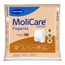 MOLICARE Calças Premium Fixpants perna comprida tamanho L, 25 unidades