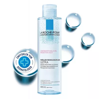 La Roche-Posay Fluido de Limpeza Micelar Pele Reativa, 400 ml La Roche-Posay Fluido de Limpeza Micelar Pele Reativa, 400 ml