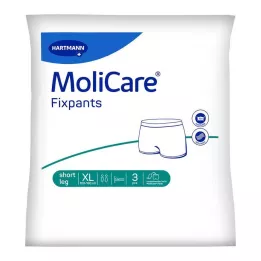 MOLICARE Calças Fixpants perna curta tamanho XL, 3 peças