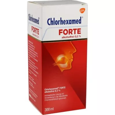 CHLORHEXAMED FORTE solução a 0,2% sem álcool, 300 ml