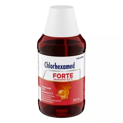 CHLORHEXAMED FORTE solução a 0,2% sem álcool, 300 ml