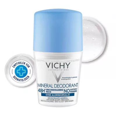 VICHY DEO Roll-on Mineral 48h sem alumínio, 50 ml VICHY DEO Roll-on Mineral 48h sem alumínio, 50 ml