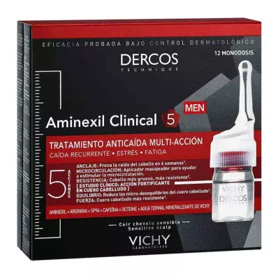 VICHY AMINEXIL Clinical 5 para homem, 21X6 ml