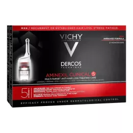 VICHY AMINEXIL Clinical 5 para homem, 21X6 ml