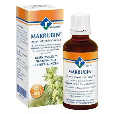 MARRUBIN Gotas bronquiais de Horehound, 50 ml