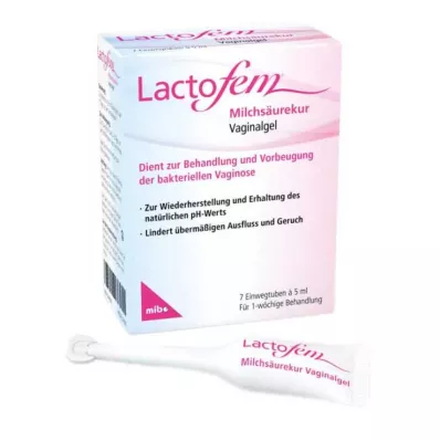 LACTOFEM Gel vaginal de ácido lático, 7X5 ml LACTOFEM Gel vaginal de ácido lático, 7X5 ml