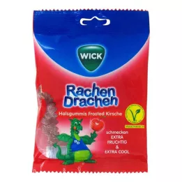 WICK RachenDrachen goma de cereja para garganta, 75 g