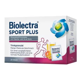 BIOLECTRA Sport Plus granulado para beber, 20X7,5 g