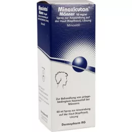 MINOXICUTAN Homens 50 mg/ml spray, 60 ml