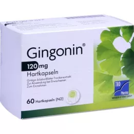 GINGONIN Cápsulas duras de 120 mg, 60 unidades