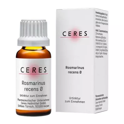 CERES Tintura-mãe de Rosmarinus recens, 20 ml CERES Tintura-mãe de Rosmarinus recens, 20 ml