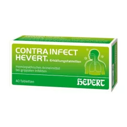 CONTRAINFECT Comprimidos de frio Hevert, 40 unidades