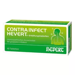 Comprimidos frios Contrainfect Hevert (40 peças)