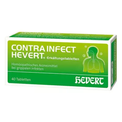 CONTRAINFECT Comprimidos de frio Hevert, 40 unidades CONTRAINFECT Comprimidos de frio Hevert, 40 unidades