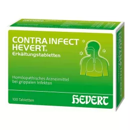 CONTRAINFECT Comprimidos para constipações Hevert, 100 unidades