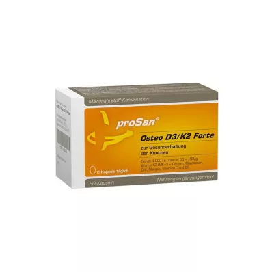 PROSAN Osteo D3/K2 Forte Cápsulas, 60 Cápsulas PROSAN Osteo D3/K2 Forte Cápsulas, 60 Cápsulas