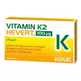 VITAMIN K2 HEVERT Cápsulas de 100 μg, 60 unid
