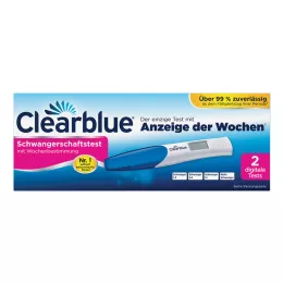 CLEARBLUE Teste de gravidez com determinação da semana, 2 peças