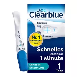 CLEARBLUE Teste de gravidez de deteção rápida, 1 unidade