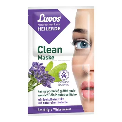 Luvos Naturkosmetik Máscara Limpa Argila Curativa, 2X7,5 ml Luvos Naturkosmetik Máscara Limpa Argila Curativa, 2X7,5 ml
