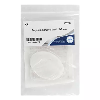AUGENKOMPRESSE 50x70 mm estéril para kit de primeiros socorros, 1 pc
