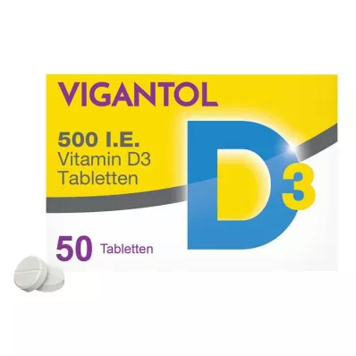 [500 u.I. Vitamin D3 Tablets, 50 Capsules [500 u.I. Vitamin D3 Tablets, 50 Capsules
