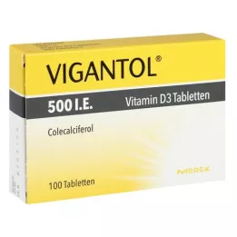 [500 u.I. Vitamin D3 Tablets, 100 Capsules