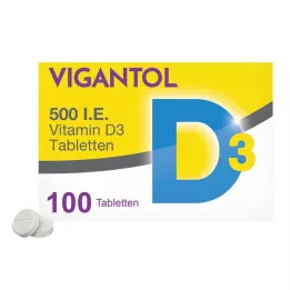 [500 u.I. Vitamin D3 Tablets, 100 Capsules