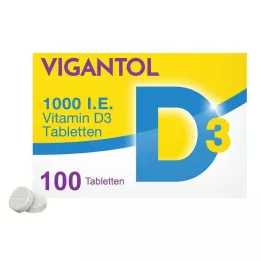 VIGANTOL 1.000 U.I. de vitamina D3 em comprimidos, 100 unidades