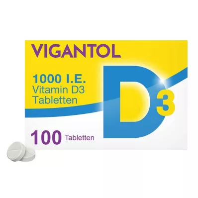 VIGANTOL 1.000 U.I. de vitamina D3 em comprimidos, 100 unidades VIGANTOL 1.000 U.I. de vitamina D3 em comprimidos, 100 unidades