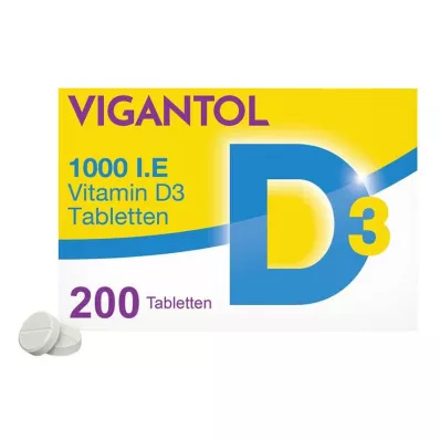 VIGANTOL 1,000 I.U. Vitamin D3 Tablets, 200 Capsules VIGANTOL 1,000 I.U. Vitamin D3 Tablets, 200 Capsules