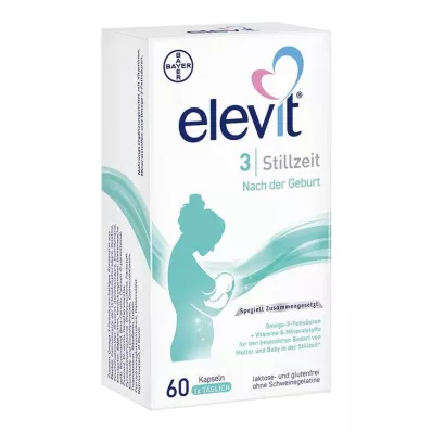 ELEVIT 3 Cápsulas moles para lactação, 60 unidades