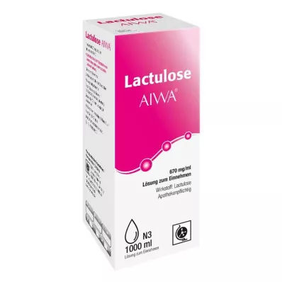 Lactulose AIWA solução oral 670 mg/ml, 1000 ml Lactulose AIWA solução oral 670 mg/ml, 1000 ml
