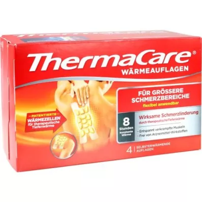 THERMACARE para áreas de dor maiores, 4 peças