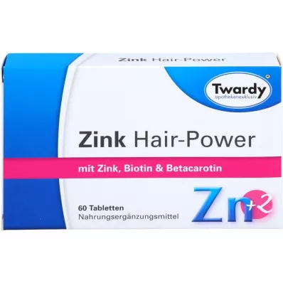 ZINK HAIR-Power Tablets, 60 Cápsulas