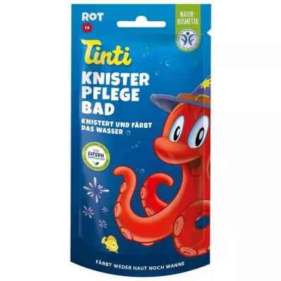 Display de balcão vermelho para banho Tinti Knister, 50 g Display de balcão vermelho para banho Tinti Knister, 50 g