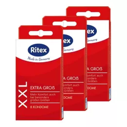 RITEX XXL Conjunto de preservativos, 24 unidades